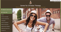 Desktop Screenshot of centerforchristiantherapy.com